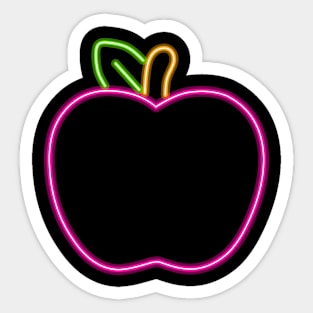 Apple Line Light Sticker